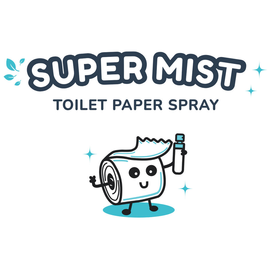 Super Mist - Upgrade Your Toilet Paper Super Mist Peppermint and Lavender Toilet Paper Spray